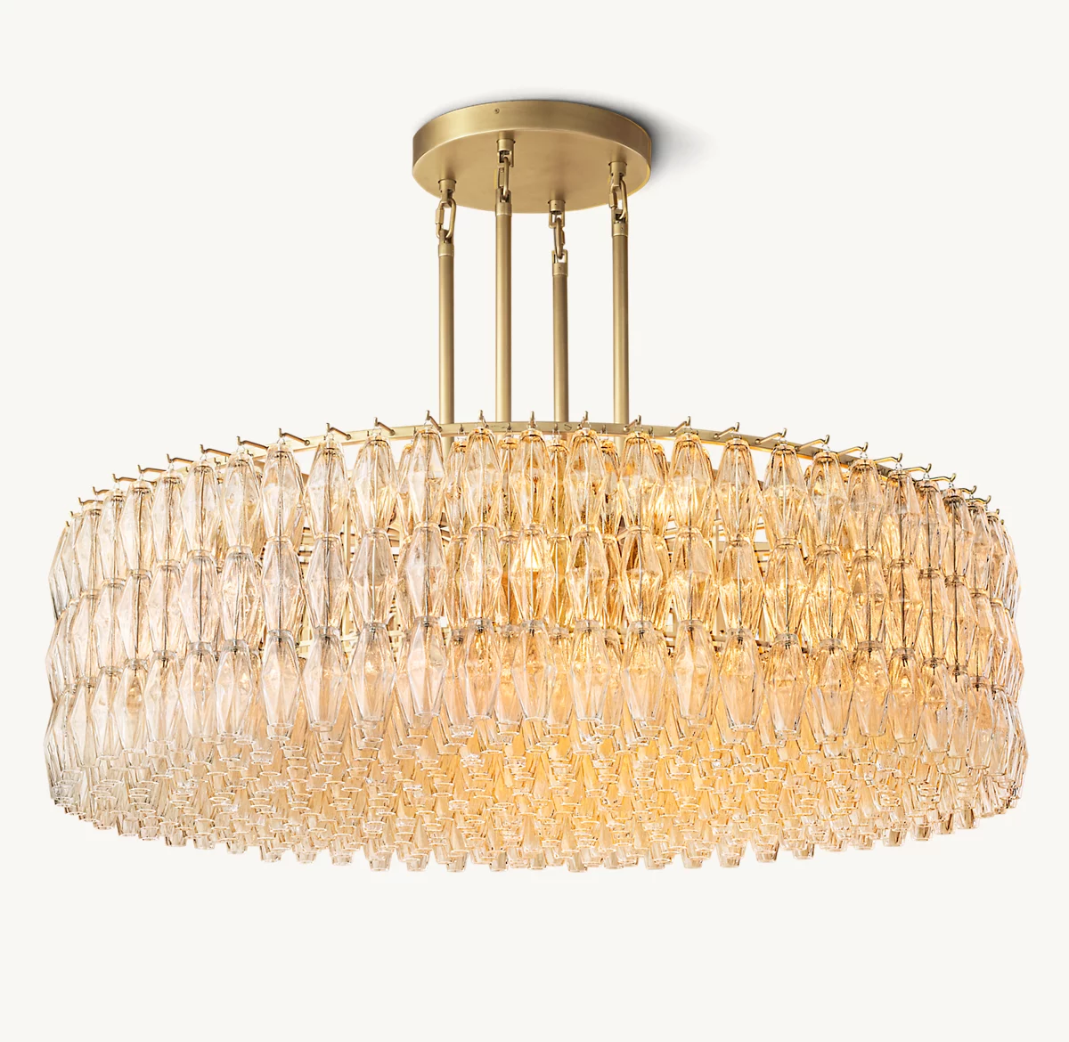 CHIARA CLEAR GLASS ROUND CHANDELIER 62