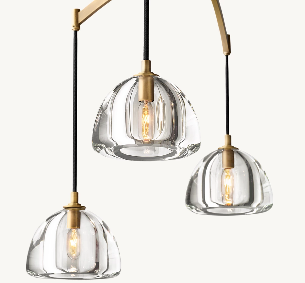 HEMISPHERE LINEAR CHANDELIER 54