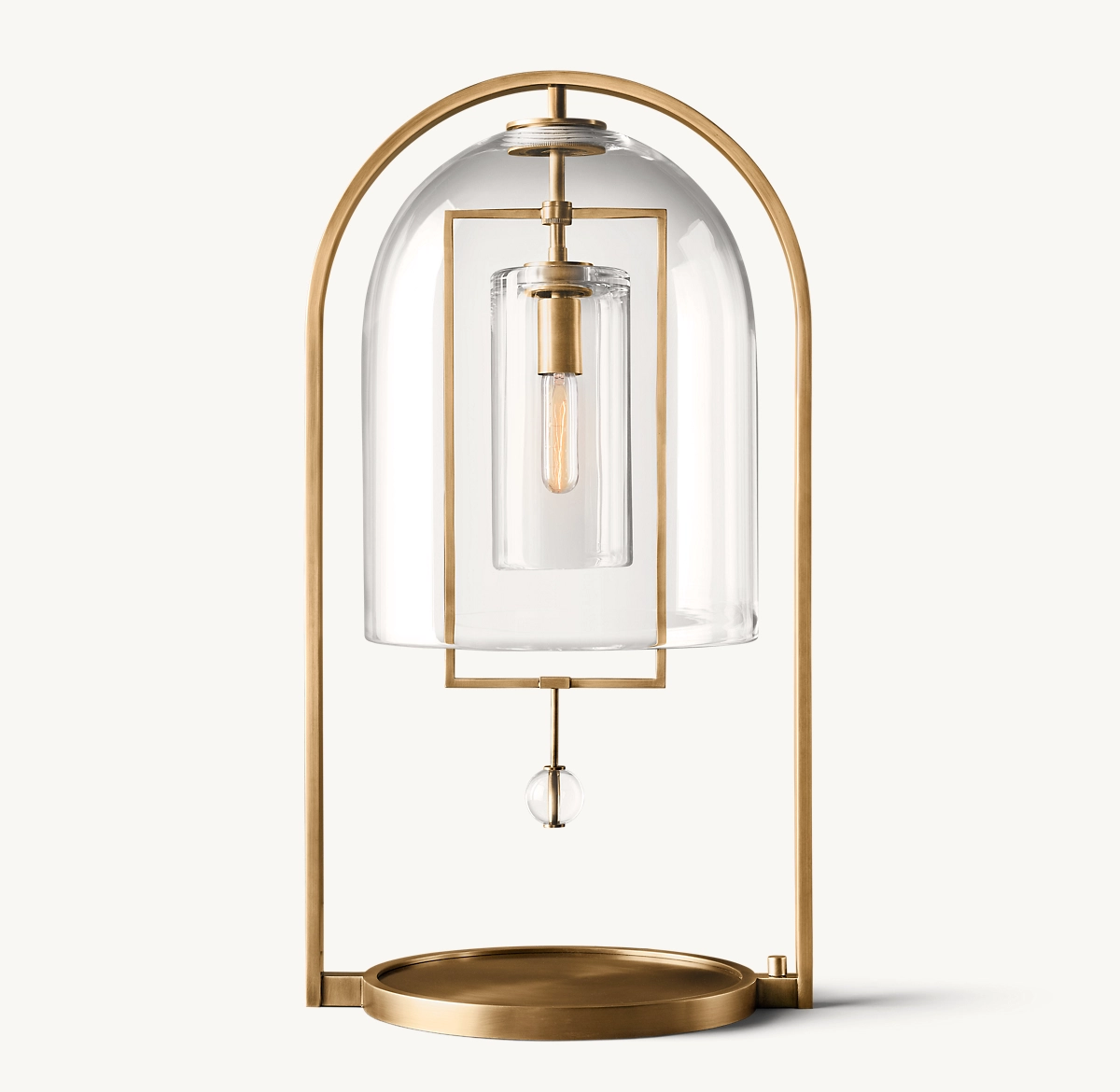 FULCRUM TABLE LAMP - Vintage Brass