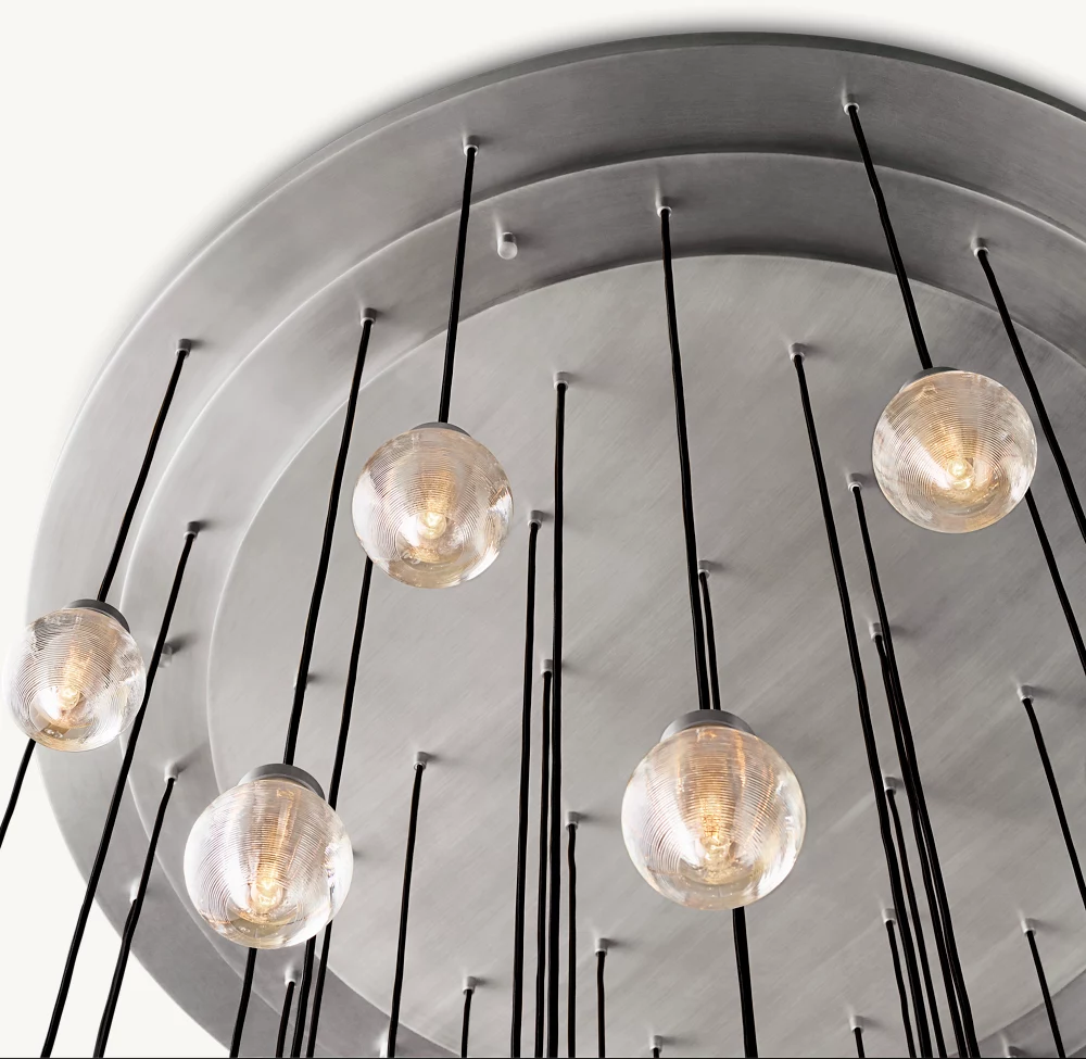 PEARL ROUND CHANDELIER 60
