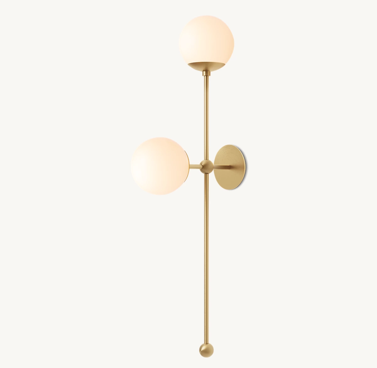 CIRQUE GRAND SCONCE - Lacquered Burnished Brass