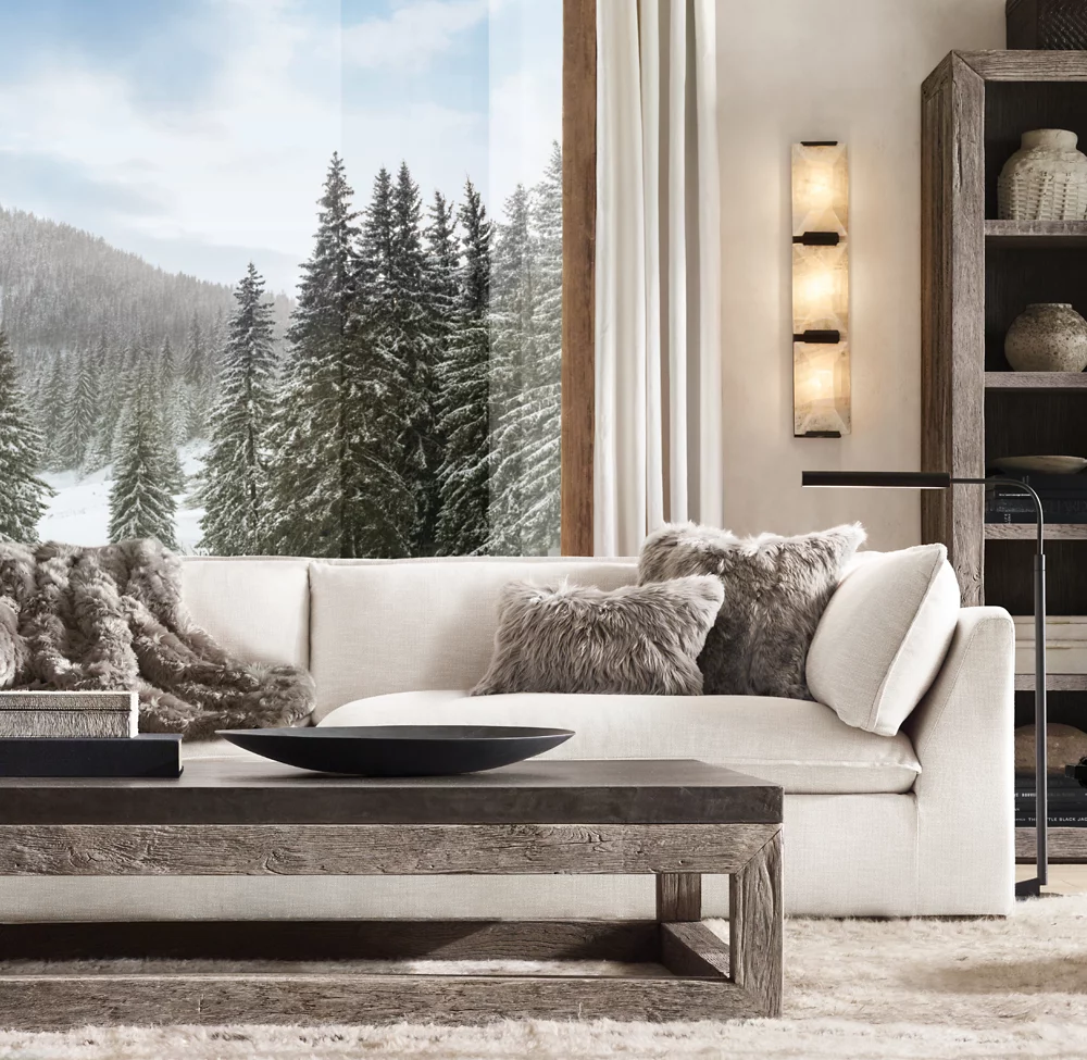 HARLOW CALCITE TRIPLE SCONCE - Image 3