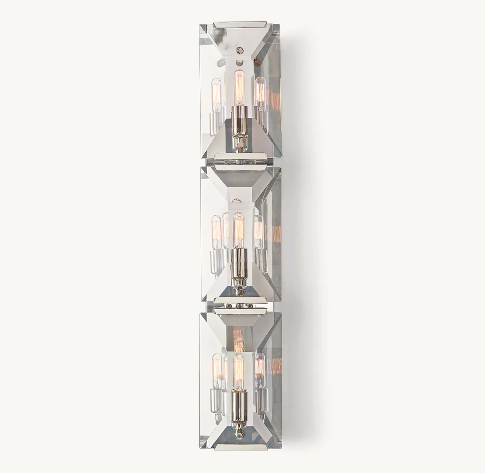 HARLOW CRYSTAL TRIPLE SCONCE - Image 3