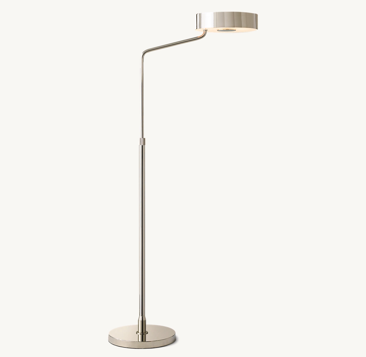 LEVI TASK FLOOR LAMP - Polished Nickel
