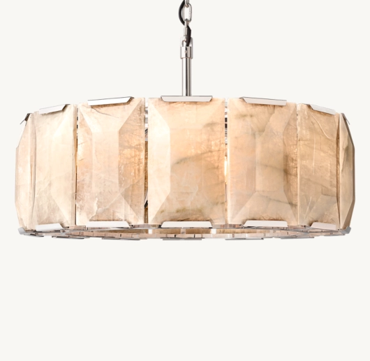 HARLOW CALCITE ROUND CHANDELIER 31