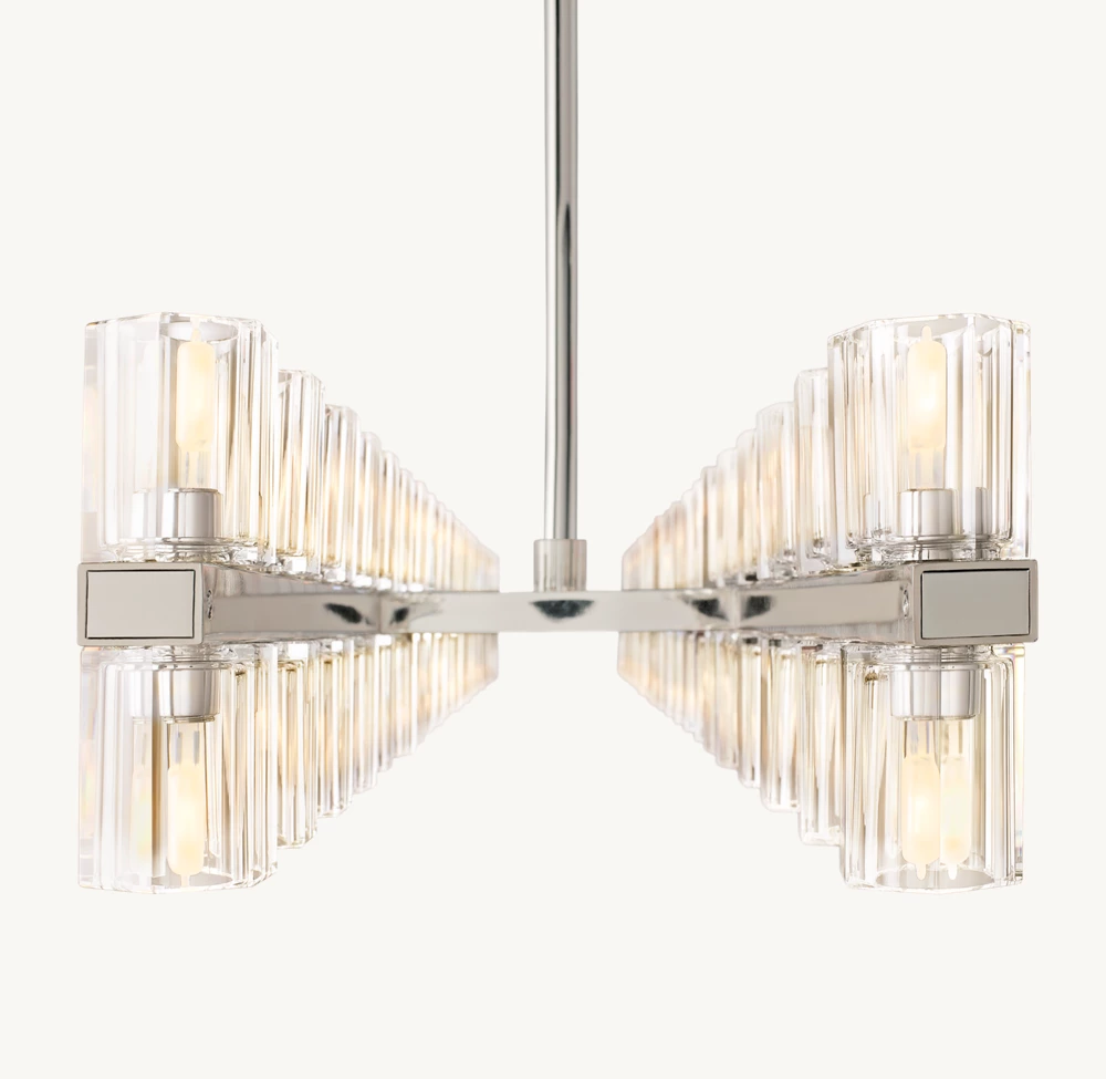 ARCACHON LED RECTANGULAR CHANDELIER 72