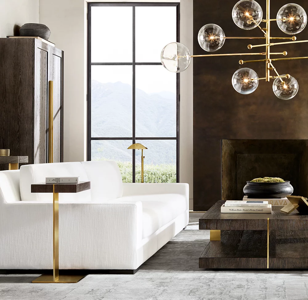 GLASS GLOBE MOBILE EIGHT-ARM CHANDELIER 79