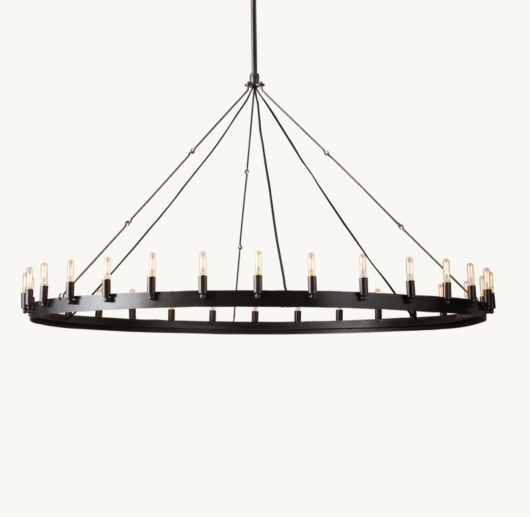 CAMINO VINTAGE FILAMENT ROUND CHANDELIER 63