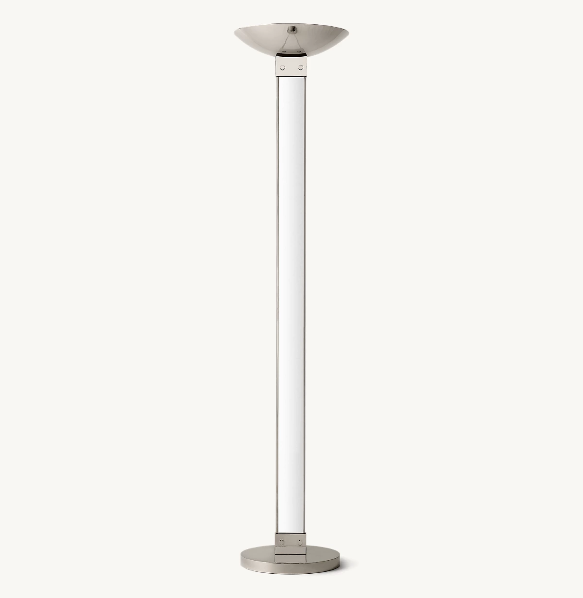 PIERI TORCHIÈRE FLOOR LAMP - Polished Nickel