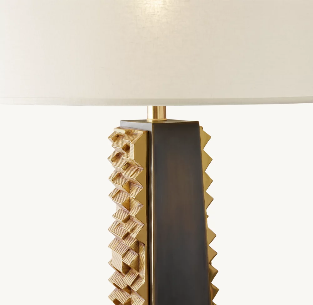 BRUTALIST CONSTRUCTIVIST TABLE LAMP - Image 1