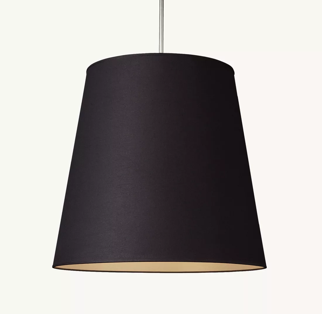 CICERO BARREL PENDANT - Finish Options, Fabric Options