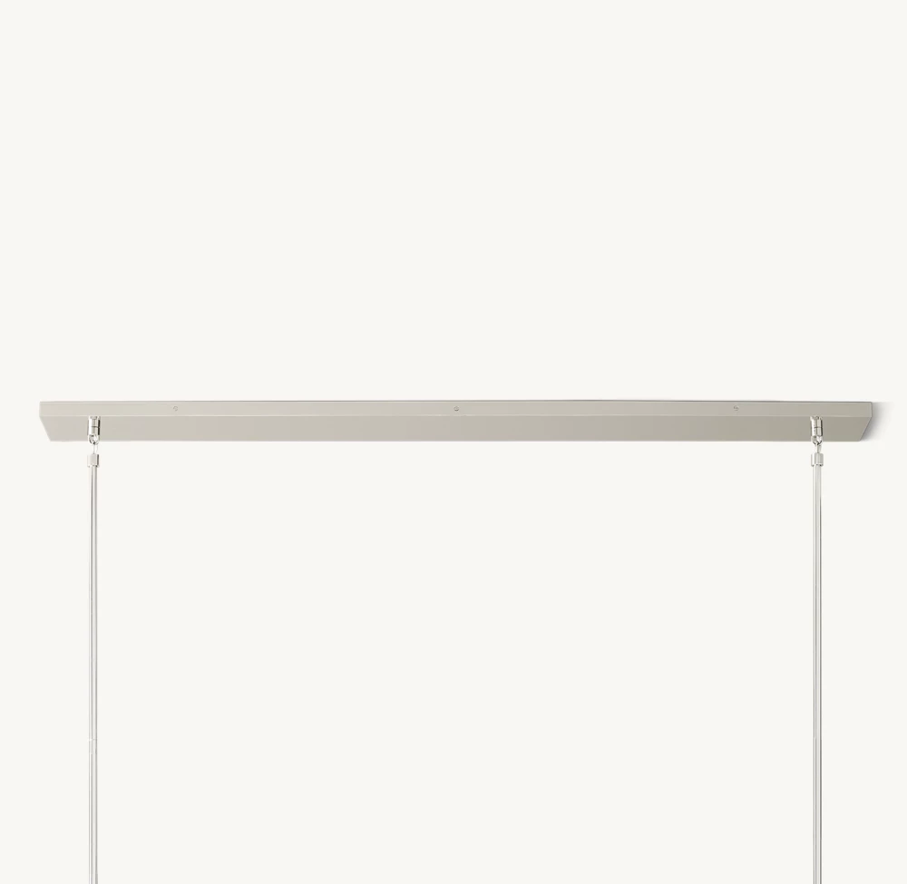 BOULE DE CRISTAL CLEAR GLASS LINEAR CHANDELIER 48