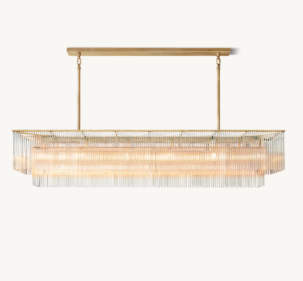 AMADEO RECTANGULAR CHANDELIER 72