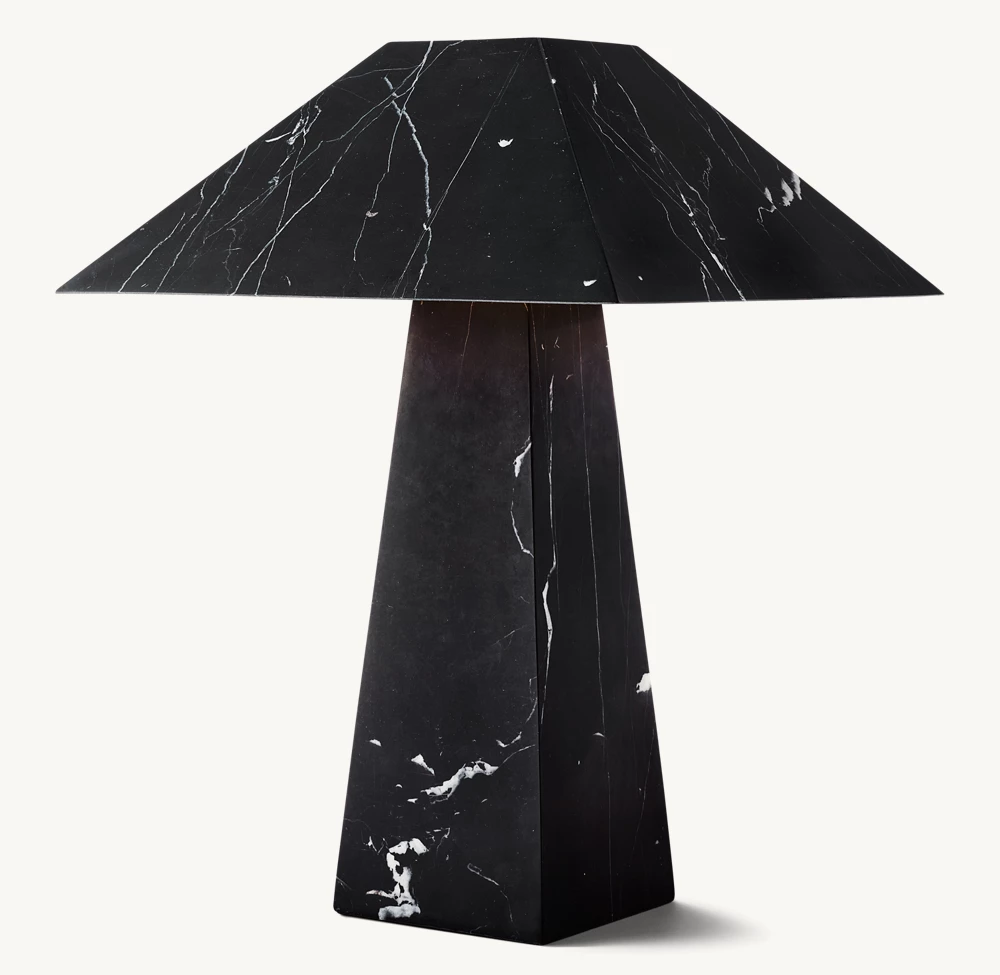 Mycena Obelisk Stone Table Lamp - Image 3