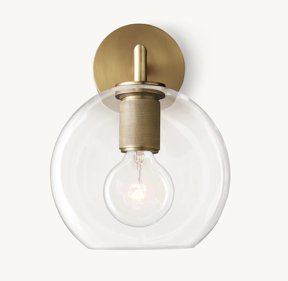 UTILITAIRE GLOBE SHADE SCONCE - Image 3