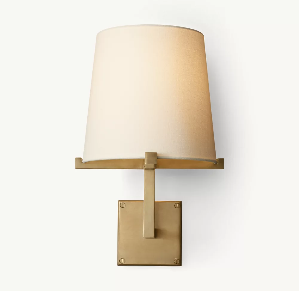 PAUILLAC FABRIC SHADE GRAND SCONCE - Image 2