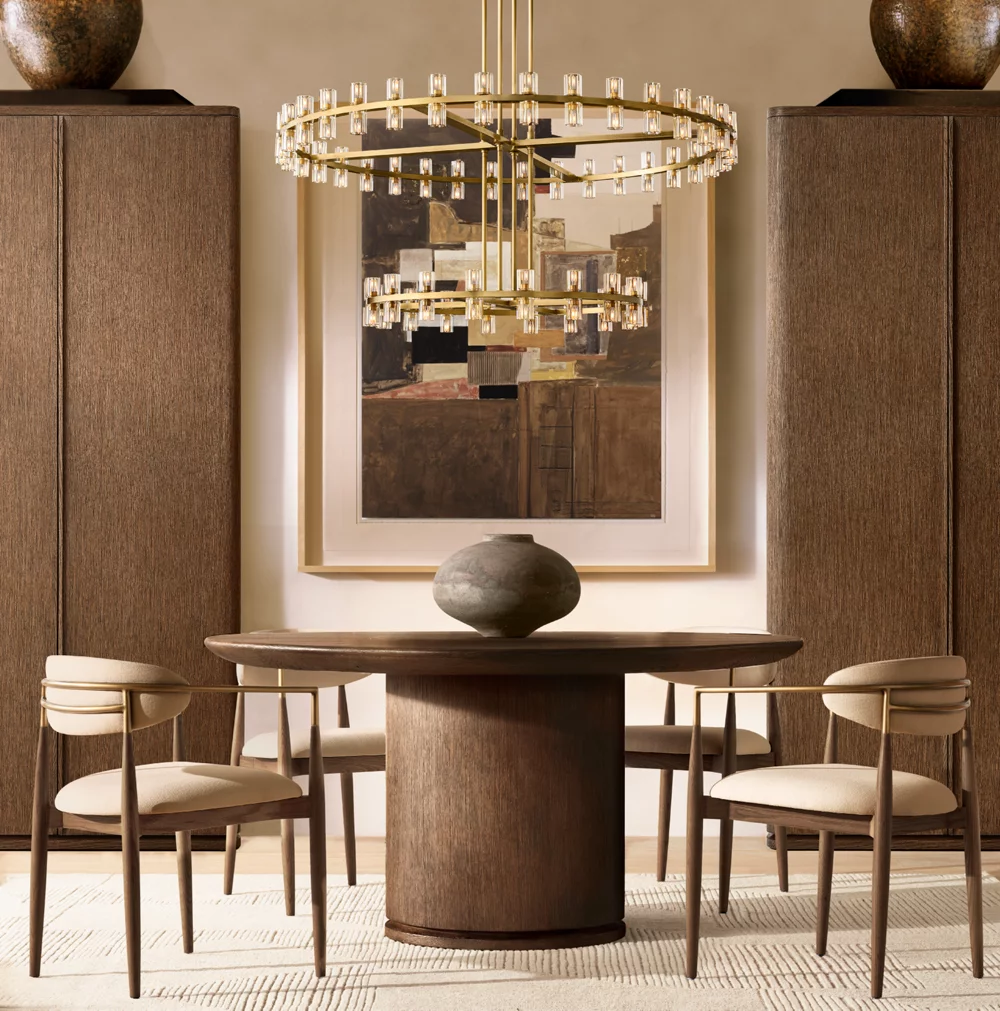 ARCACHON LED ROUND TWO-TIER CHANDELIER 60