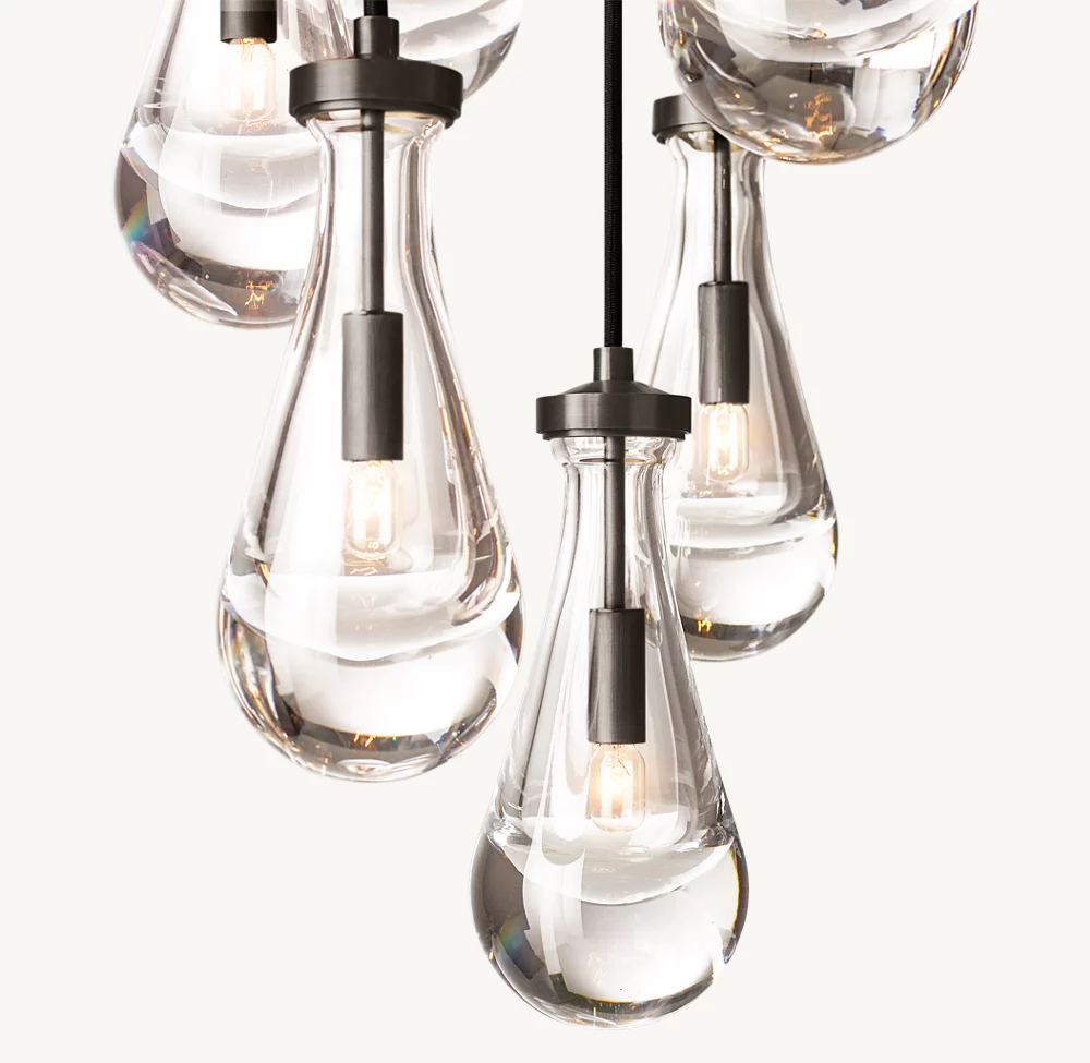 RAIN ROUND CHANDELIER 18