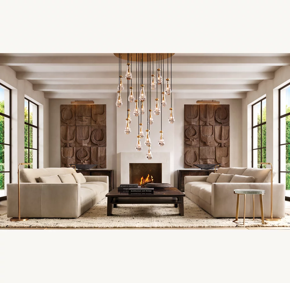 RAIN ROUND CHANDELIER 18