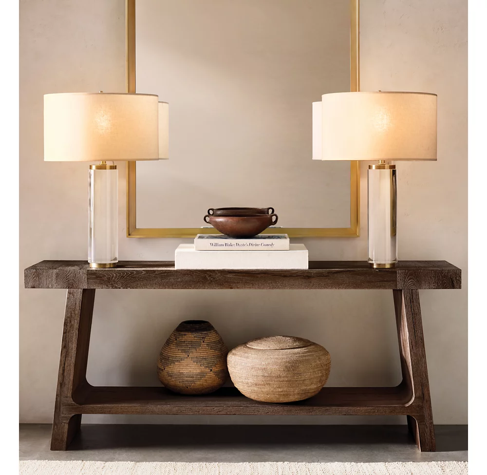 CYLINDRICAL COLUMN CRYSTAL TABLE LAMP - Image 3
