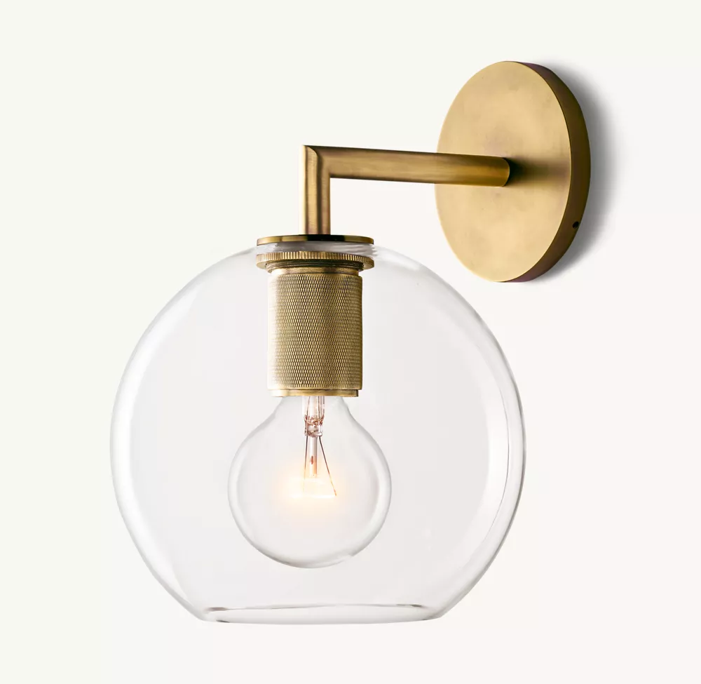 UTILITAIRE GLOBE SHADE SCONCE - Image 1