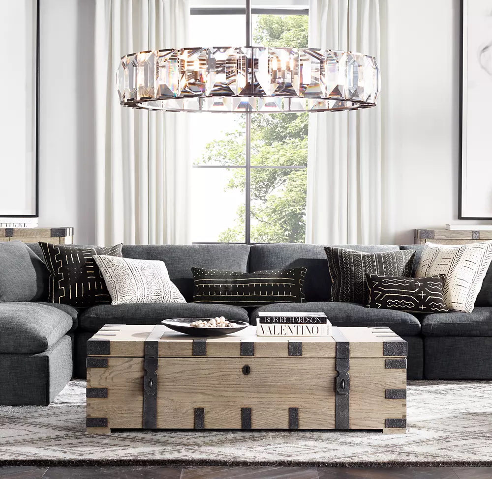 HARLOW CRYSTAL ROUND CHANDELIER 60