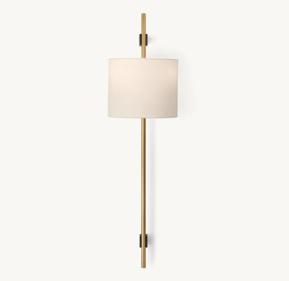 VELA ROUND BAR SCONCE - ROUND SHADE - Image 1