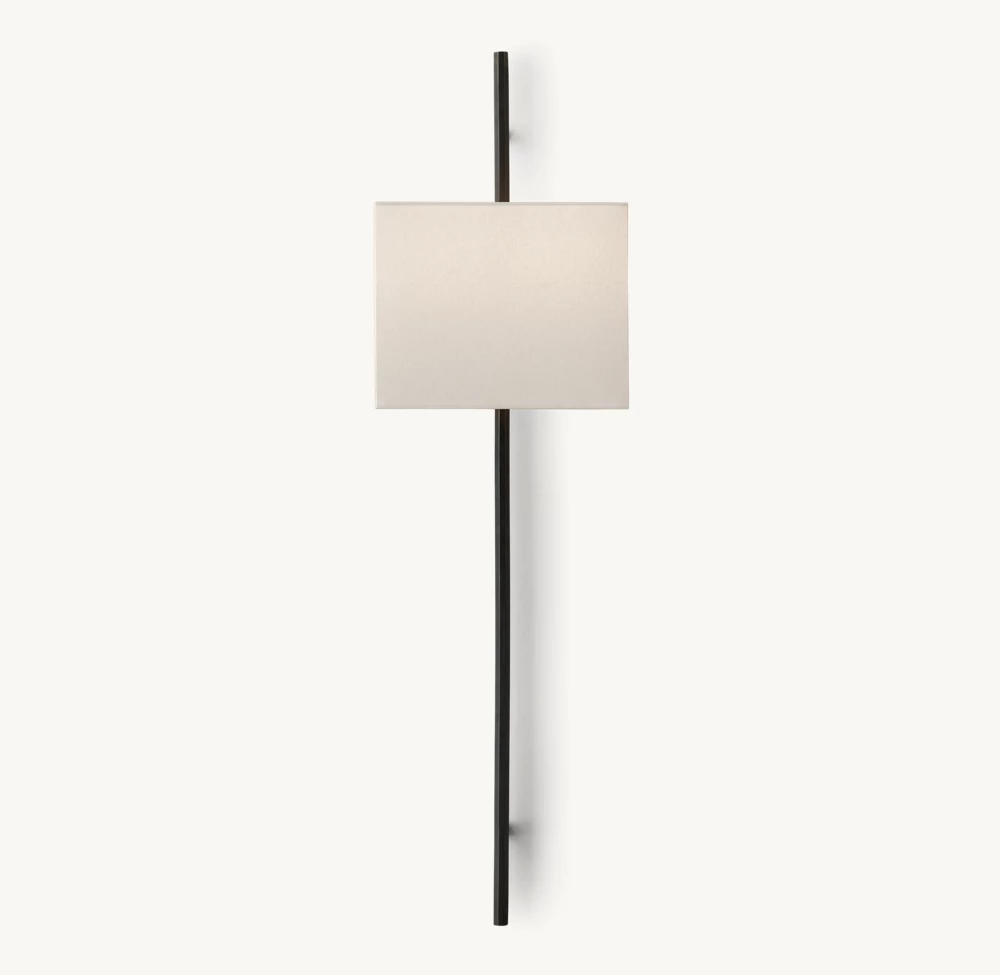 VELA OCTAGONAL BAR SCONCE - RECTANGULAR SHADE - Image 2
