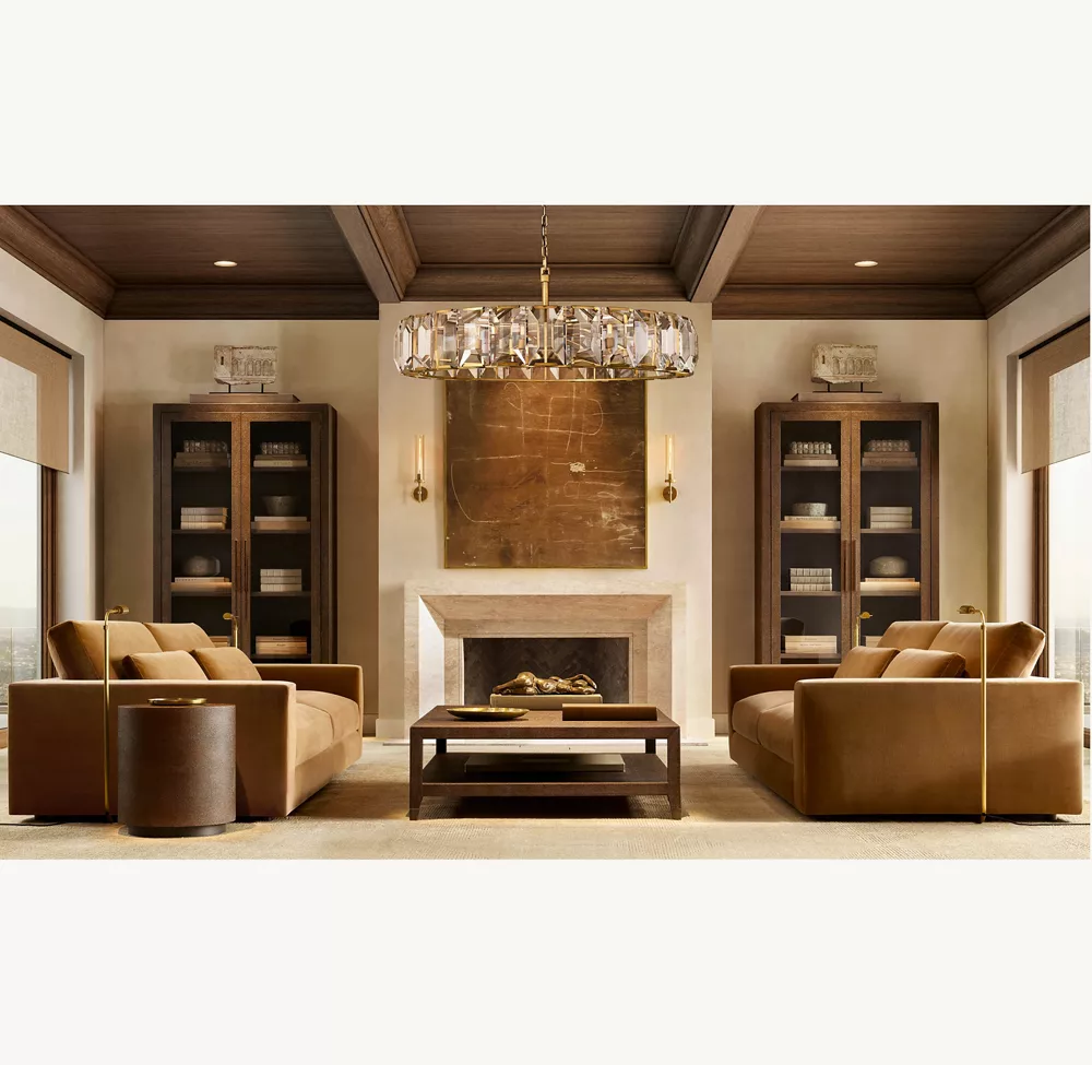 HARLOW CRYSTAL ROUND CHANDELIER 60