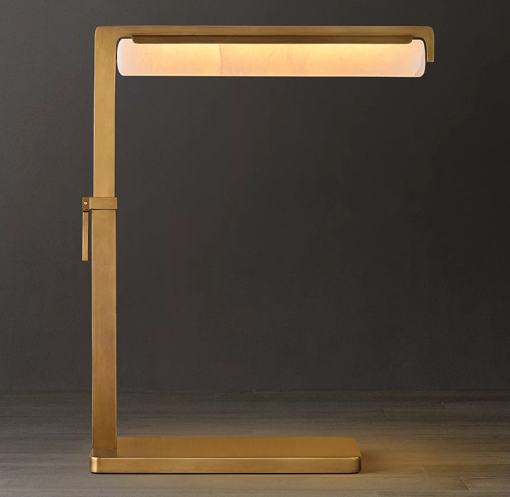 Audubon Alabaster Task Table Lamp - Image 2