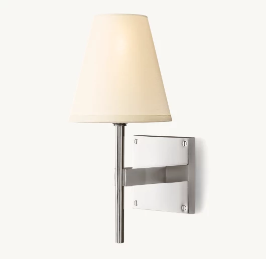 FULHAM LINEN SHADE SCONCE