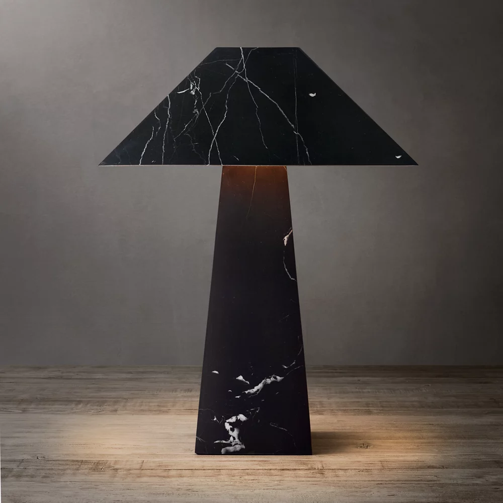 Mycena Obelisk Stone Table Lamp - Image 2