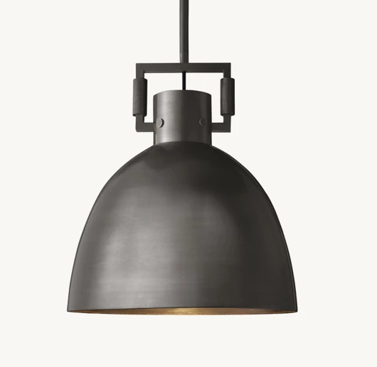MACHINIST METAL CLOCHE PENDANT