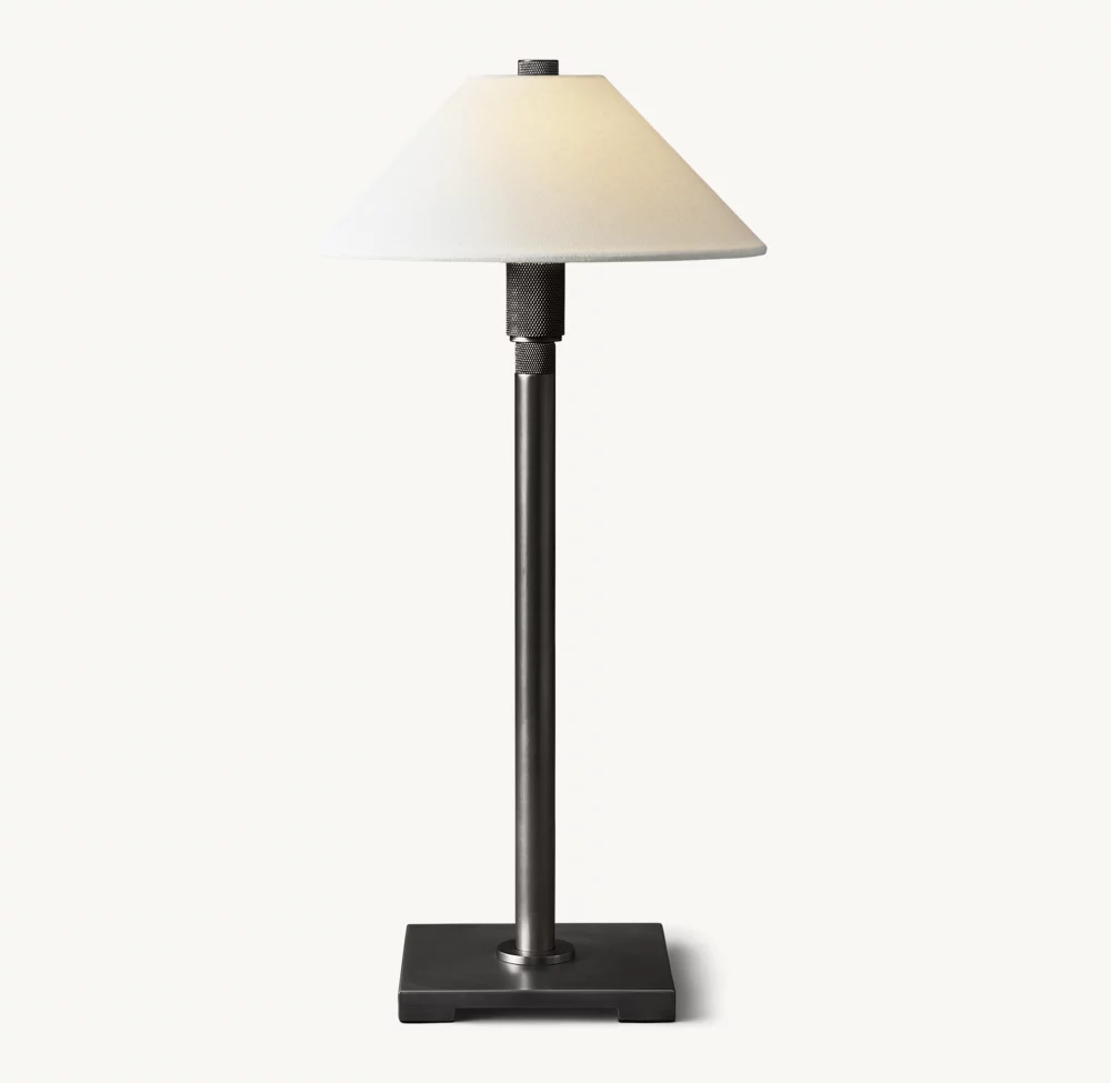 UTILITAIRE LINEN SHADE TABLE LAMP - Image 2