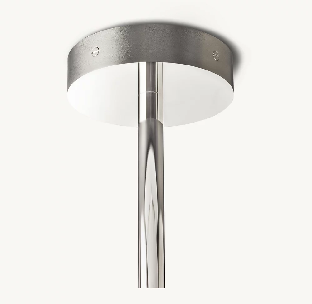GLASS GLOBE MOBILE SIX-ARM CHANDELIER 55