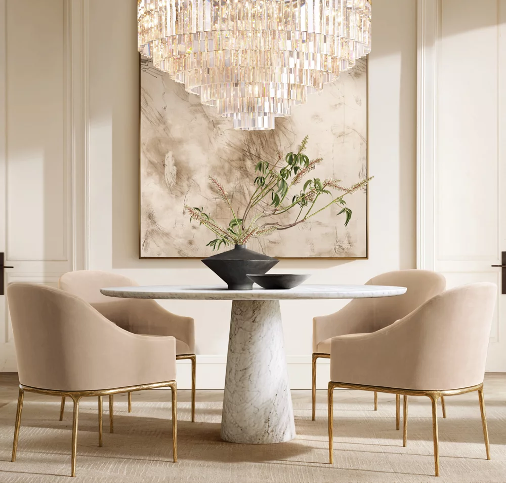 1920S ODEON ROUND CHANDELIER 44