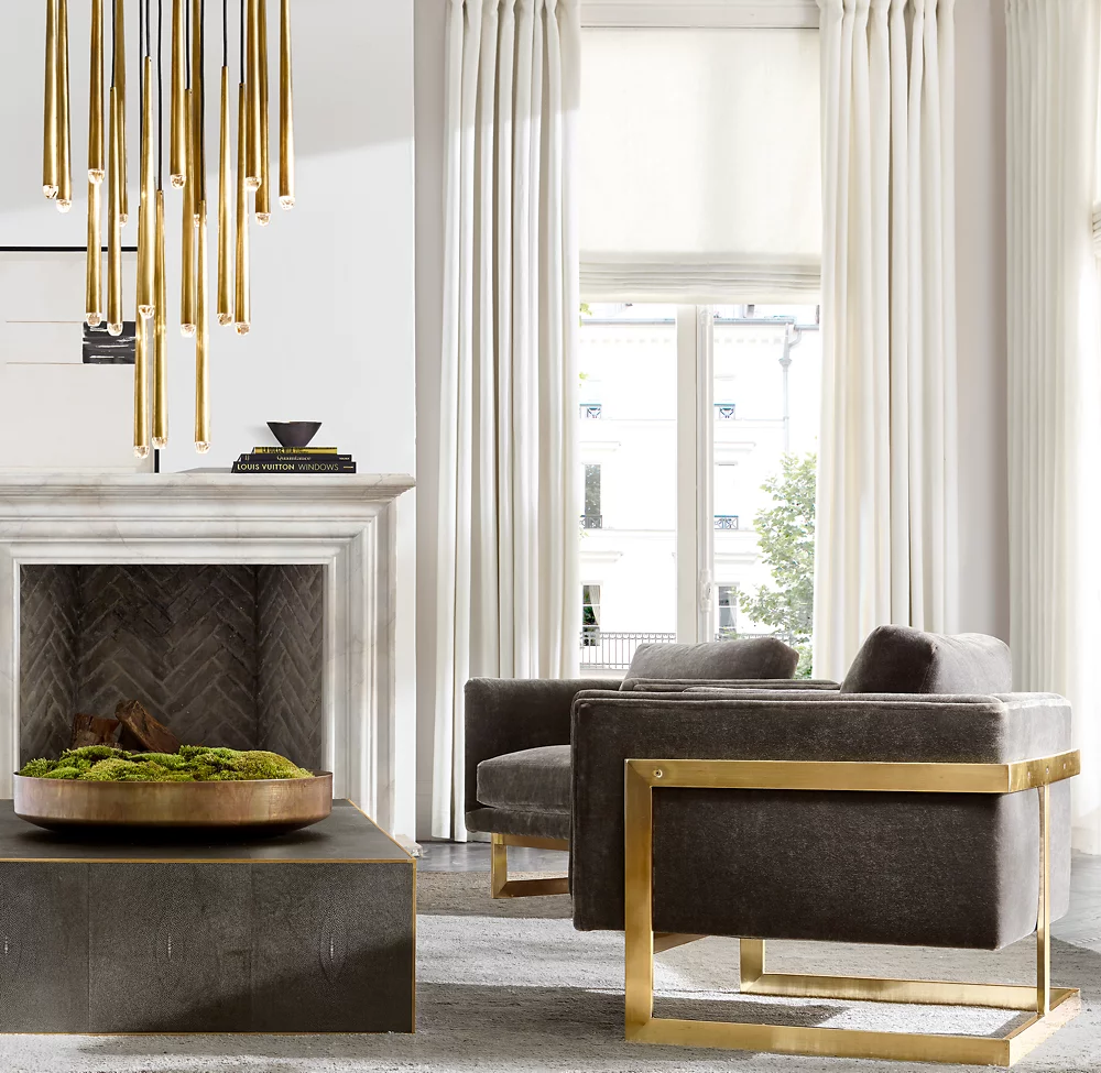 AQUITAINE ROUND CHANDELIER 24