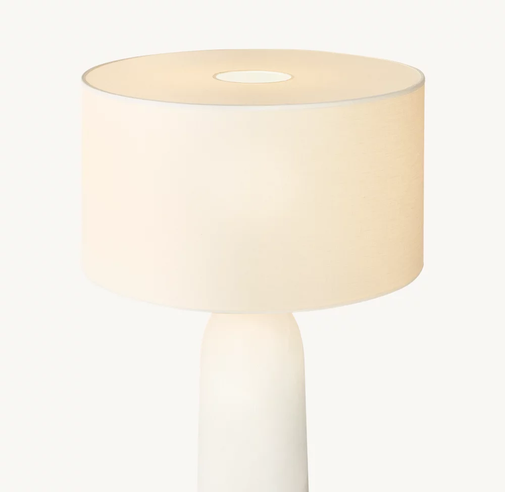 SAREZZO STONE TAPERED TABLE LAMP - Image 1