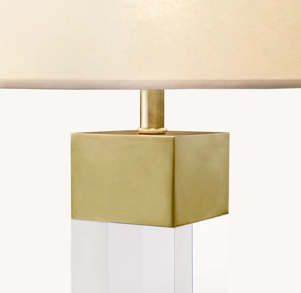 ALBA CRYSTAL BLOCK TABLE LAMP - Image 1