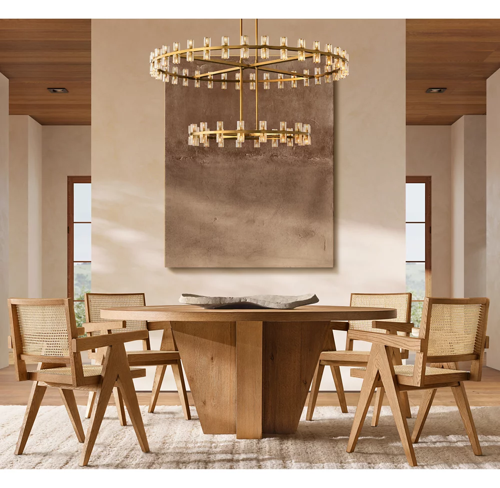 ARCACHON LED ROUND TWO-TIER CHANDELIER 60