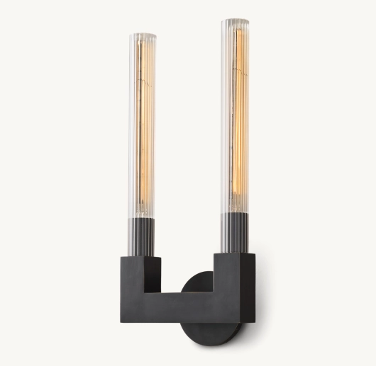 CANNELE DOUBLE SCONCE