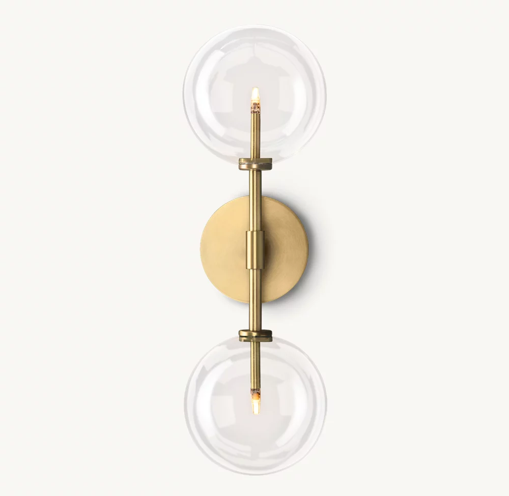 GLASS GLOBE LINEAR SCONCE - Image 3