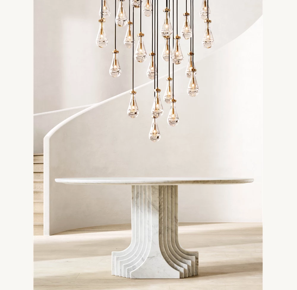 RAIN ROUND CHANDELIER 18