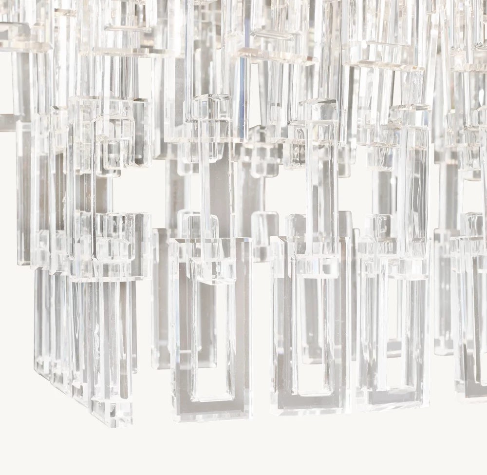 MARIGNAN TIERED RECTANGULAR CHANDELIER 60