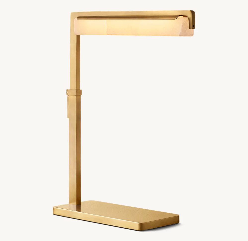 Audubon Alabaster Task Table Lamp - Image 4