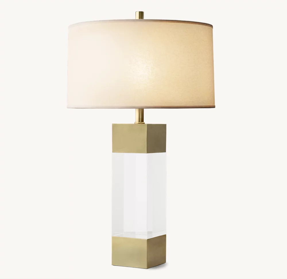 ALBA CRYSTAL BLOCK TABLE LAMP - Image 2