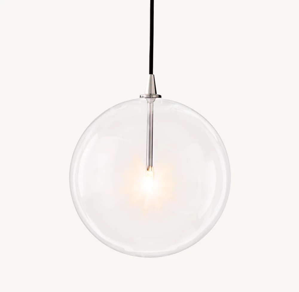 GLASS GLOBE MOBILE PENDANT - Image 1