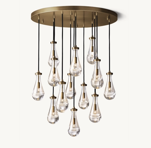 RAIN ROUND CHANDELIER 36