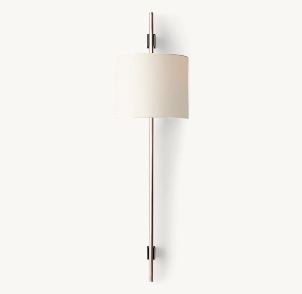 VELA ROUND BAR SCONCE - ROUND SHADE - Image 1