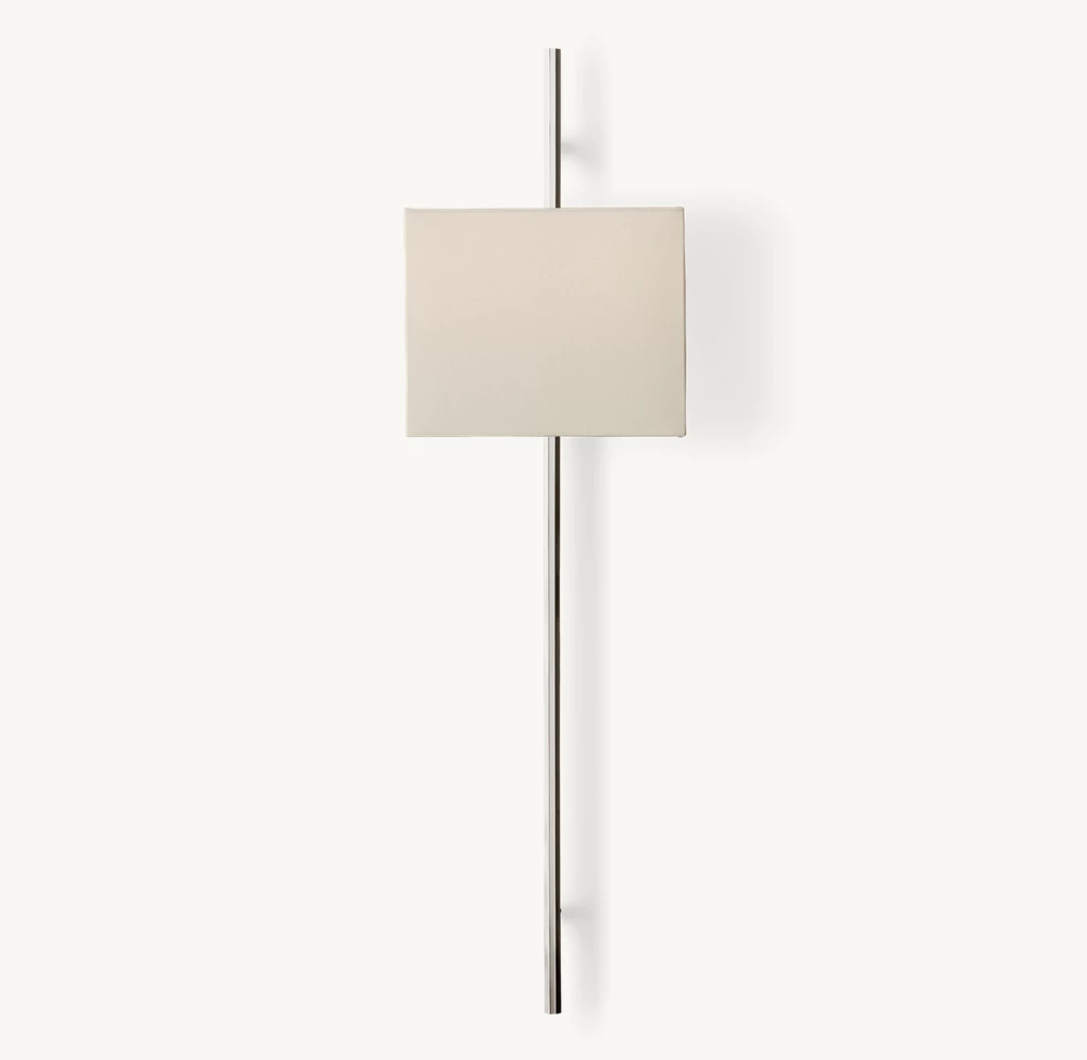 VELA OCTAGONAL BAR SCONCE - RECTANGULAR SHADE - Image 2